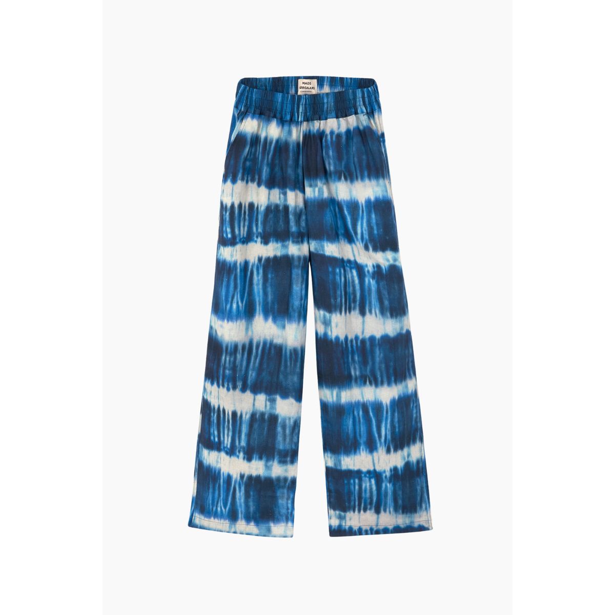 Colin Sonie Pants AOP - Tie Dye Stripe AOP Merthyl Blue - Mads Nørgaard - Blå L