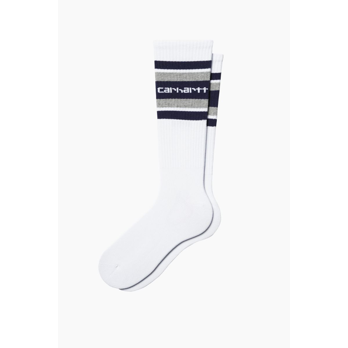 Connors Socks - White/Aura/Grey Heather - Carhartt WIP - Hvid One Size