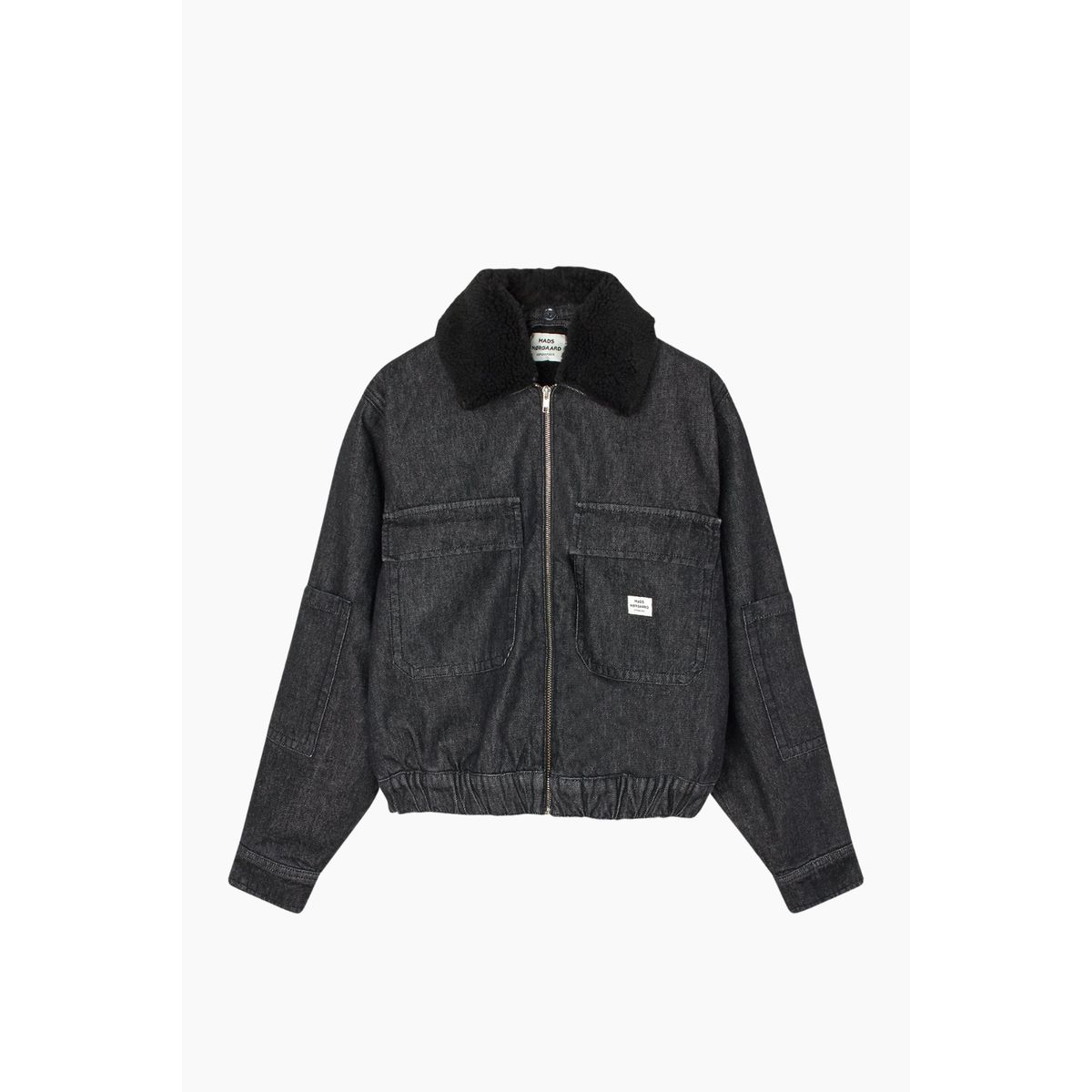 Dark Denim Sunny Jacket - Black - Mads Nørgaard - Sort L