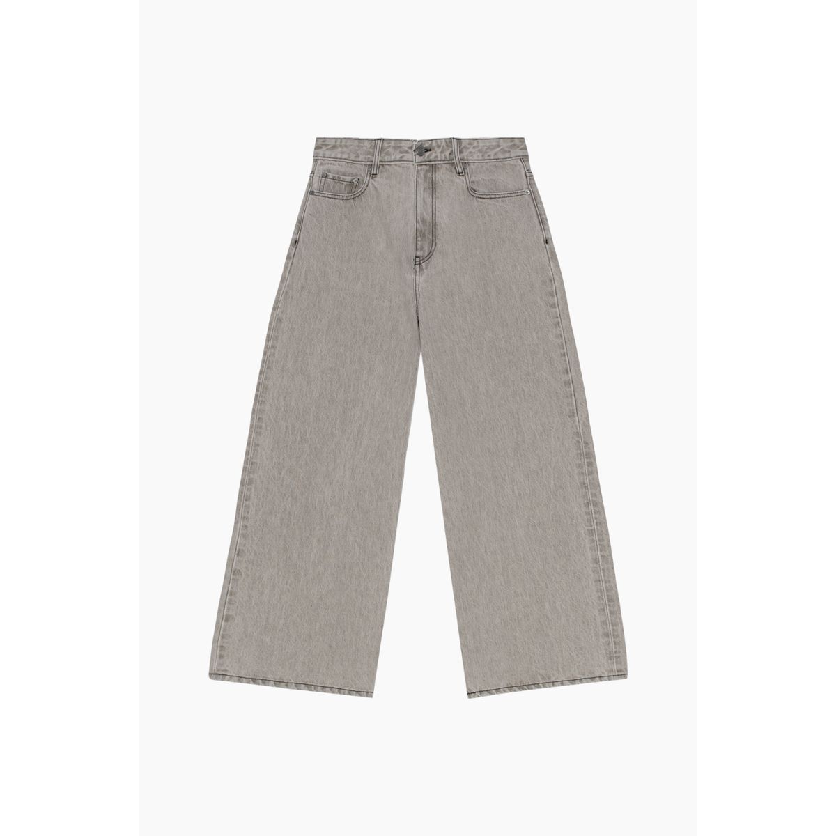 Future Denim Wide Jeans J1549 - Gray Quill - GANNI - Grå 27