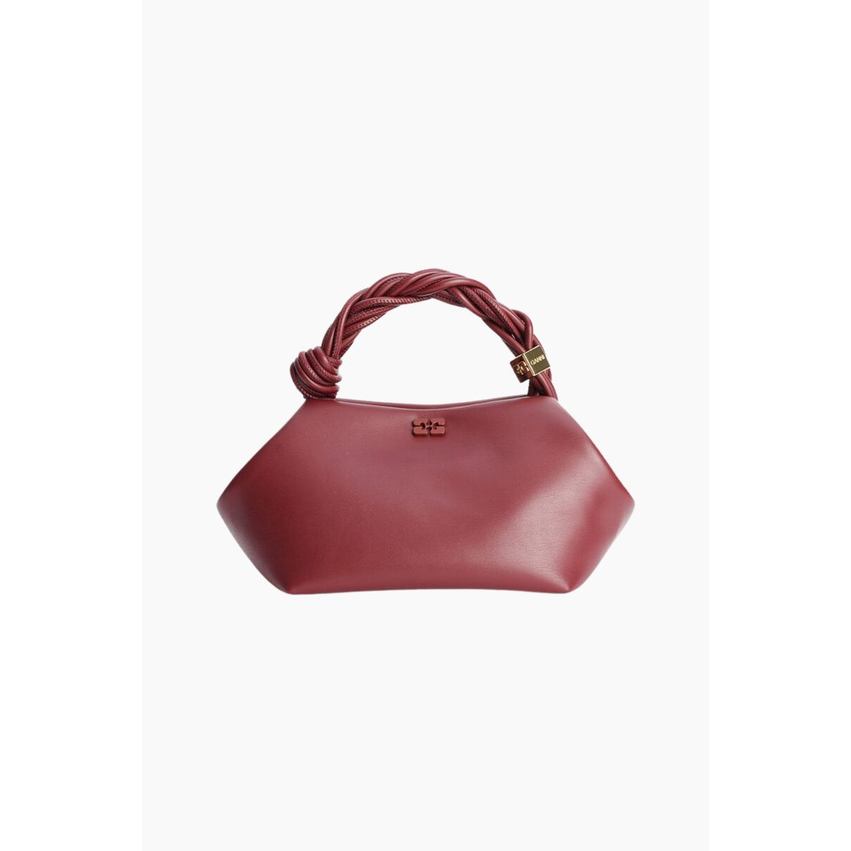 Ganni Bou Bag Small A5313 - Burgundy - GANNI - Bordeaux One Size