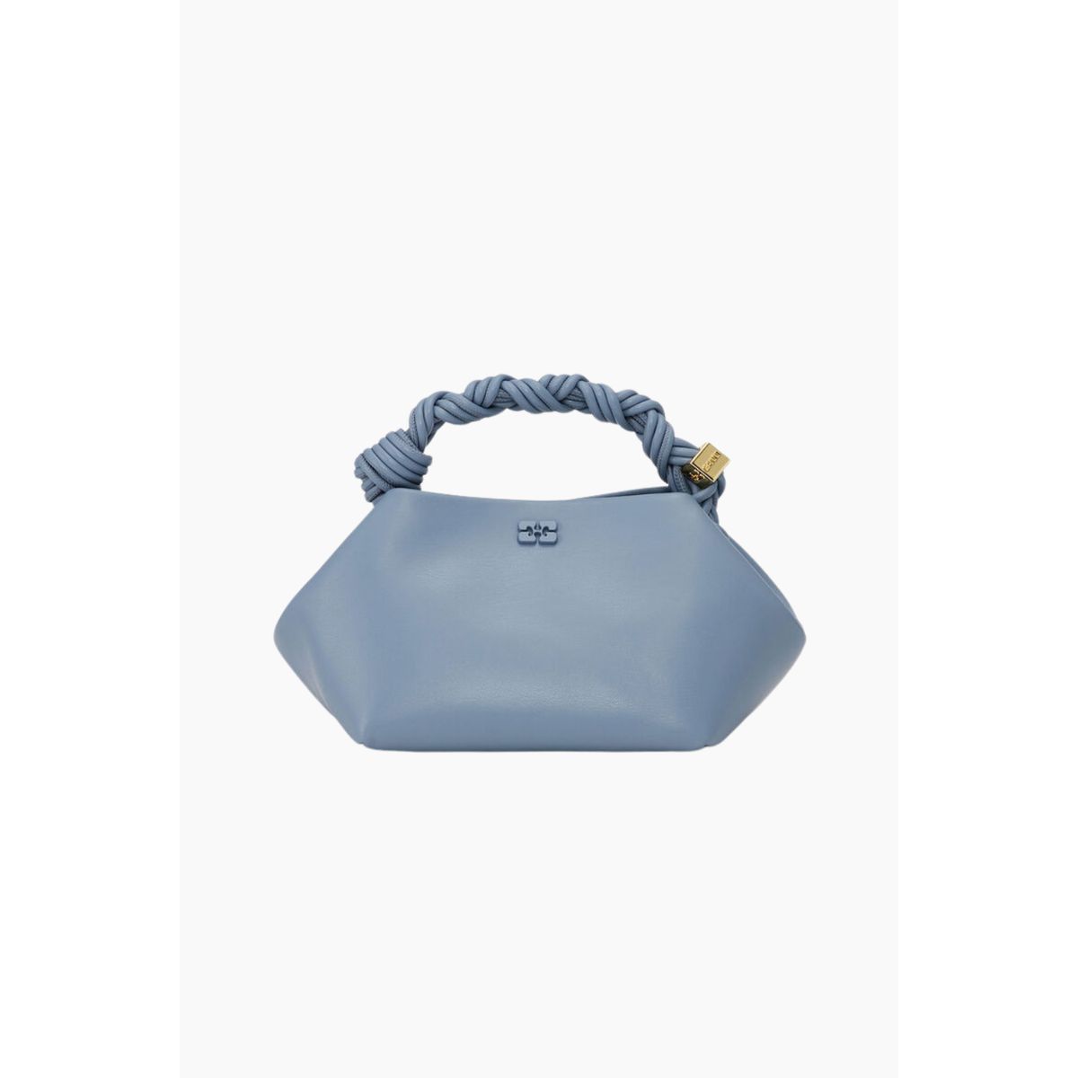 Ganni Bou Bag Small A6085 - Dusty Blue - GANNI - Blå One Size