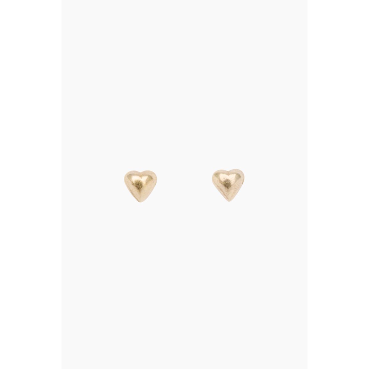 Heart Studs - Goldplated - Pico - Guld One Size