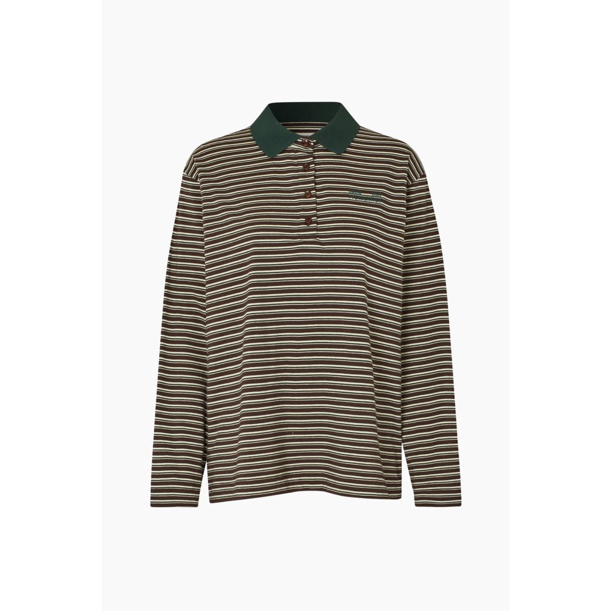 Jeanni Polo - Brown Polo Stripe - Baum und Pferdgarten - Stribet S