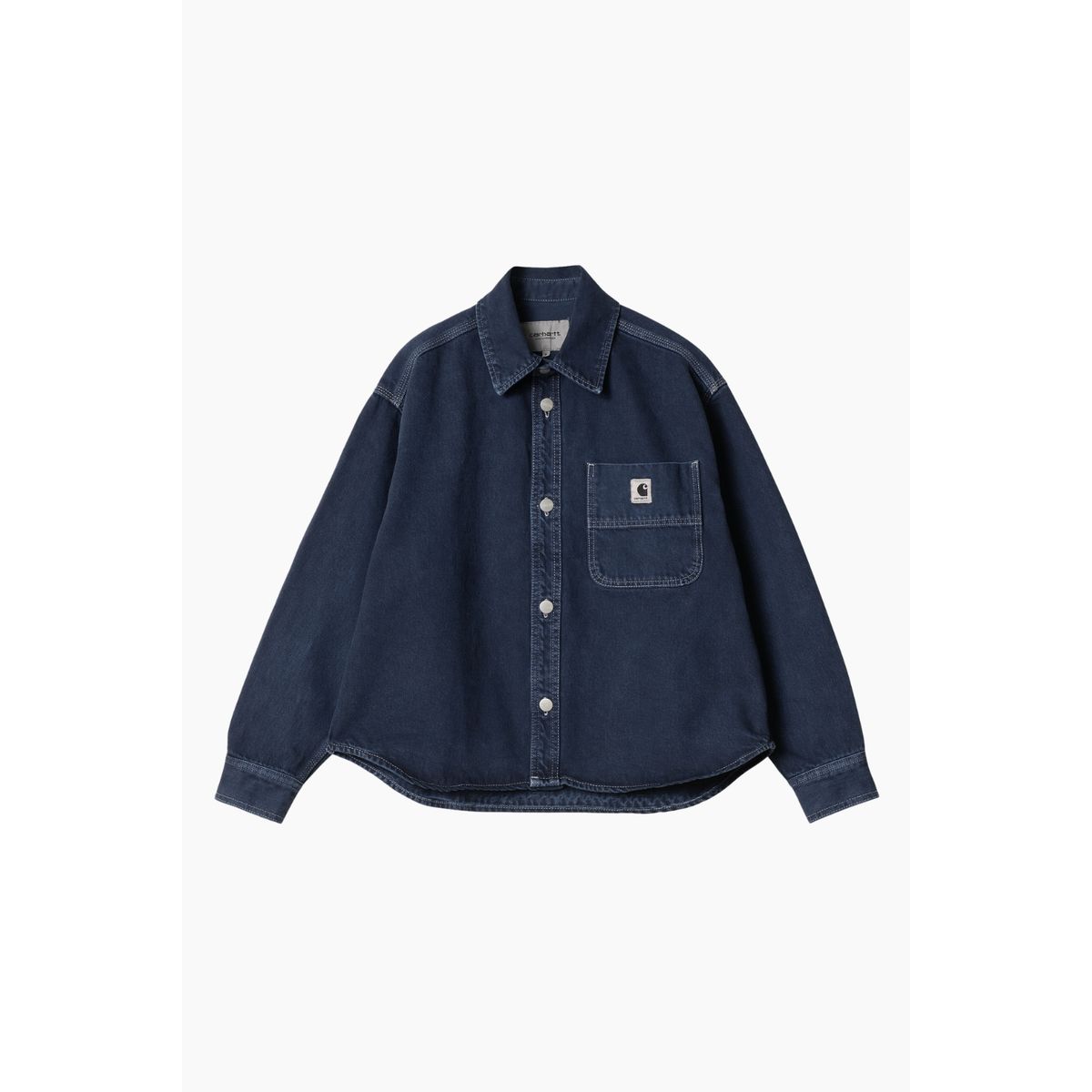 W' Georgia Shirt Jac - Air Force Blue (Stone Dyed) - Carhartt WIP - Blå XS