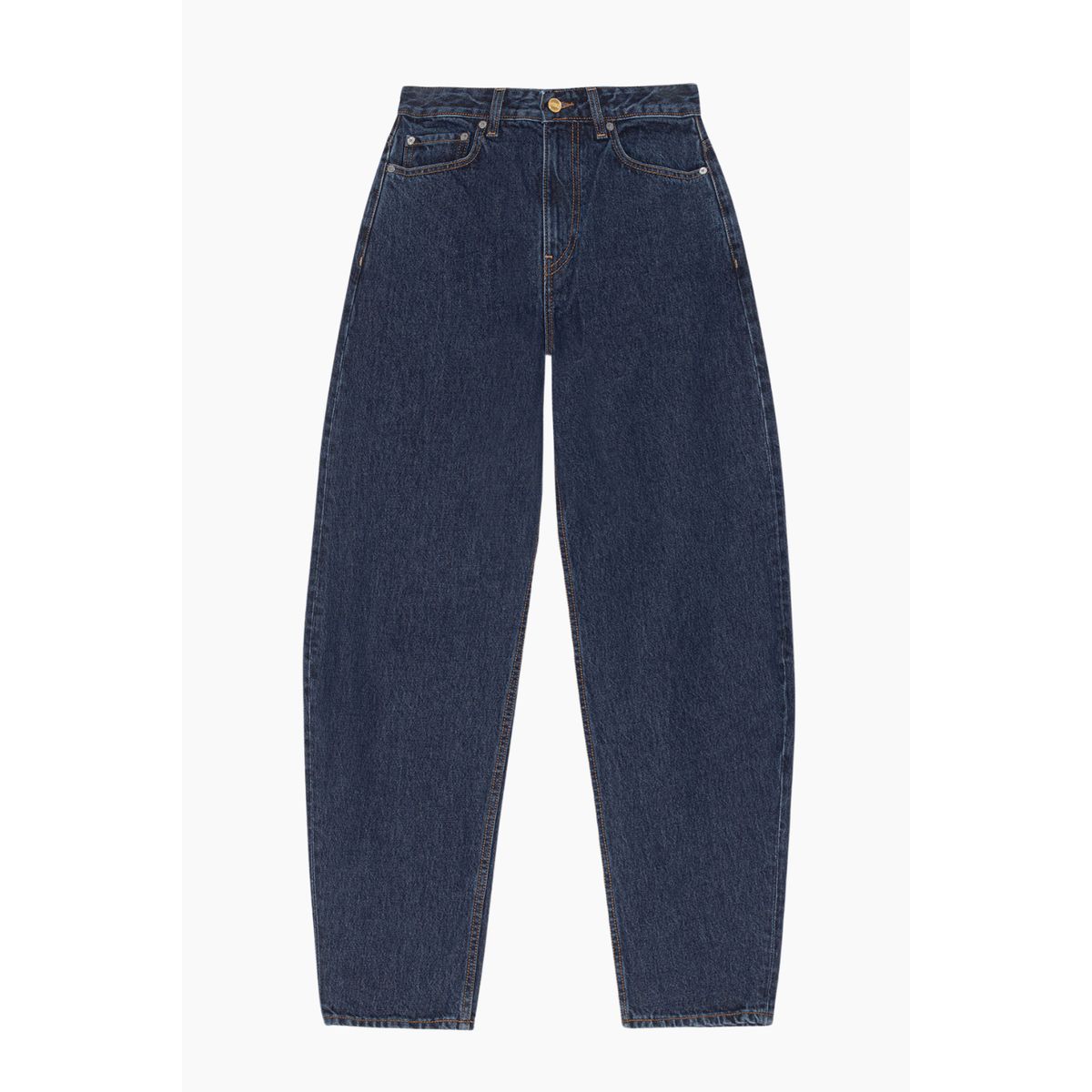 Rigid Denim Stary Jeans J1640 - Dark Blue Stone - GANNI - Blå 30/34