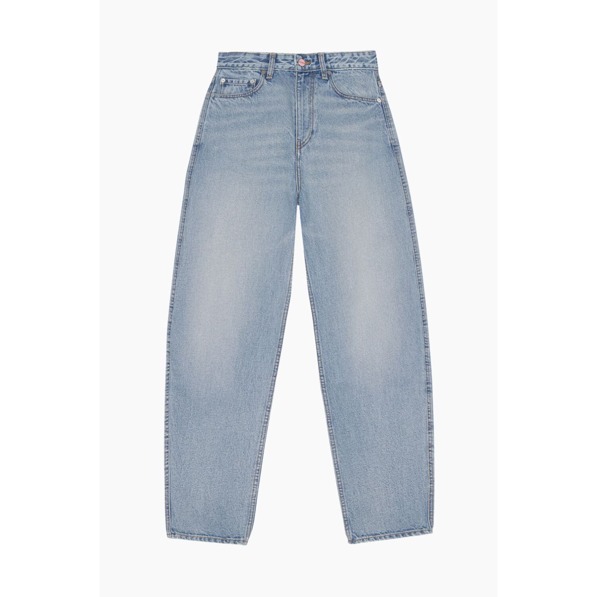 Rigid Denim Stary Jeans J1641 - Light Blue Vintage - GANNI - Blå 26/32