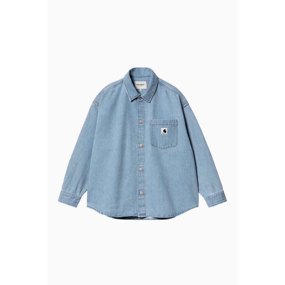 W' Alta Shirt Jac - Blue (Stone Bleached) - Carhartt WIP - Blå M