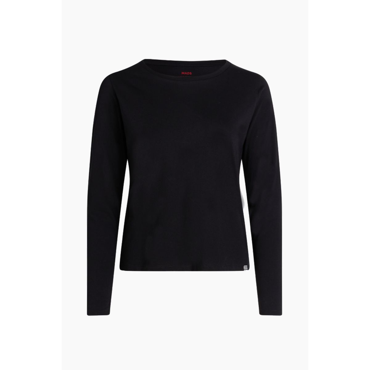 Organic Jersey Tenna Tee - Black - Mads Nørgaard - Sort L