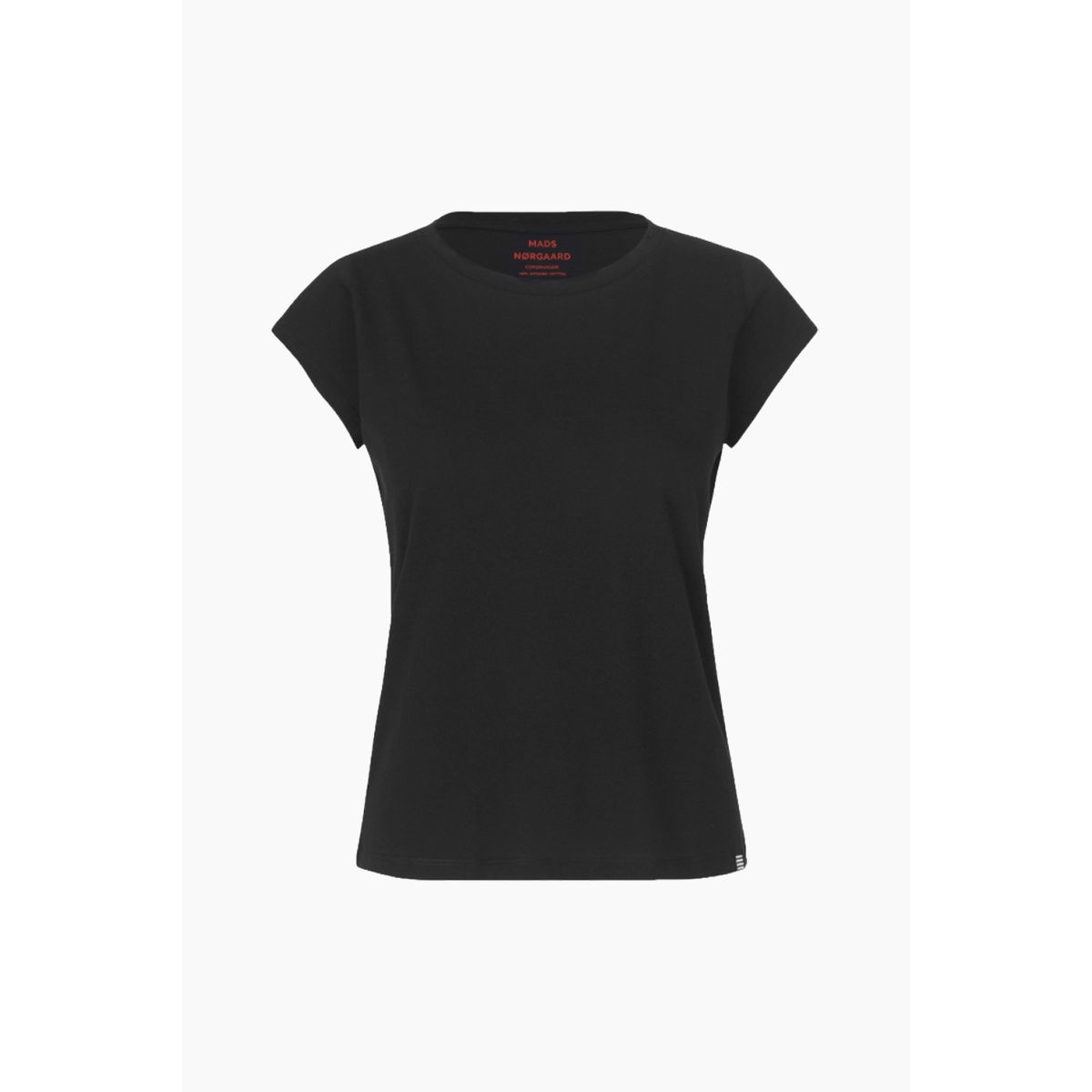 Organic Jersey Teasy Tee - Black - Mads Nørgaard - Sort S