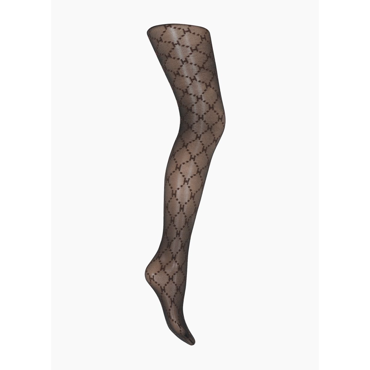 Logo Tights - Brown - Hype the Detail - Brun S/M