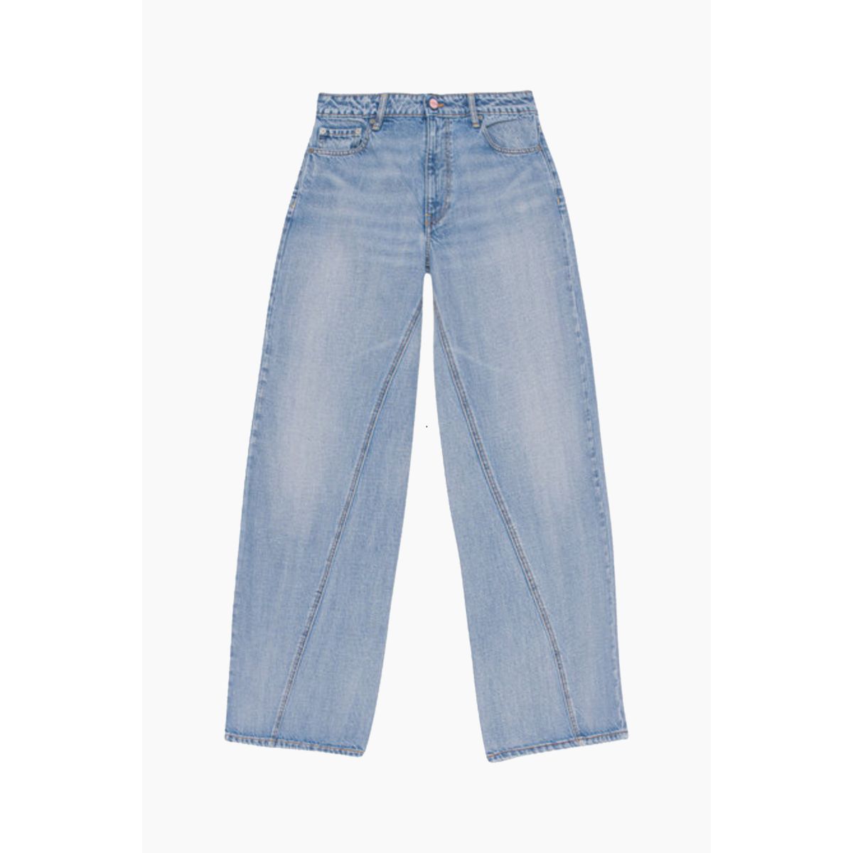 Jozey Rigid Denim - Light Blue Vintage - GANNI - Blå 30/32