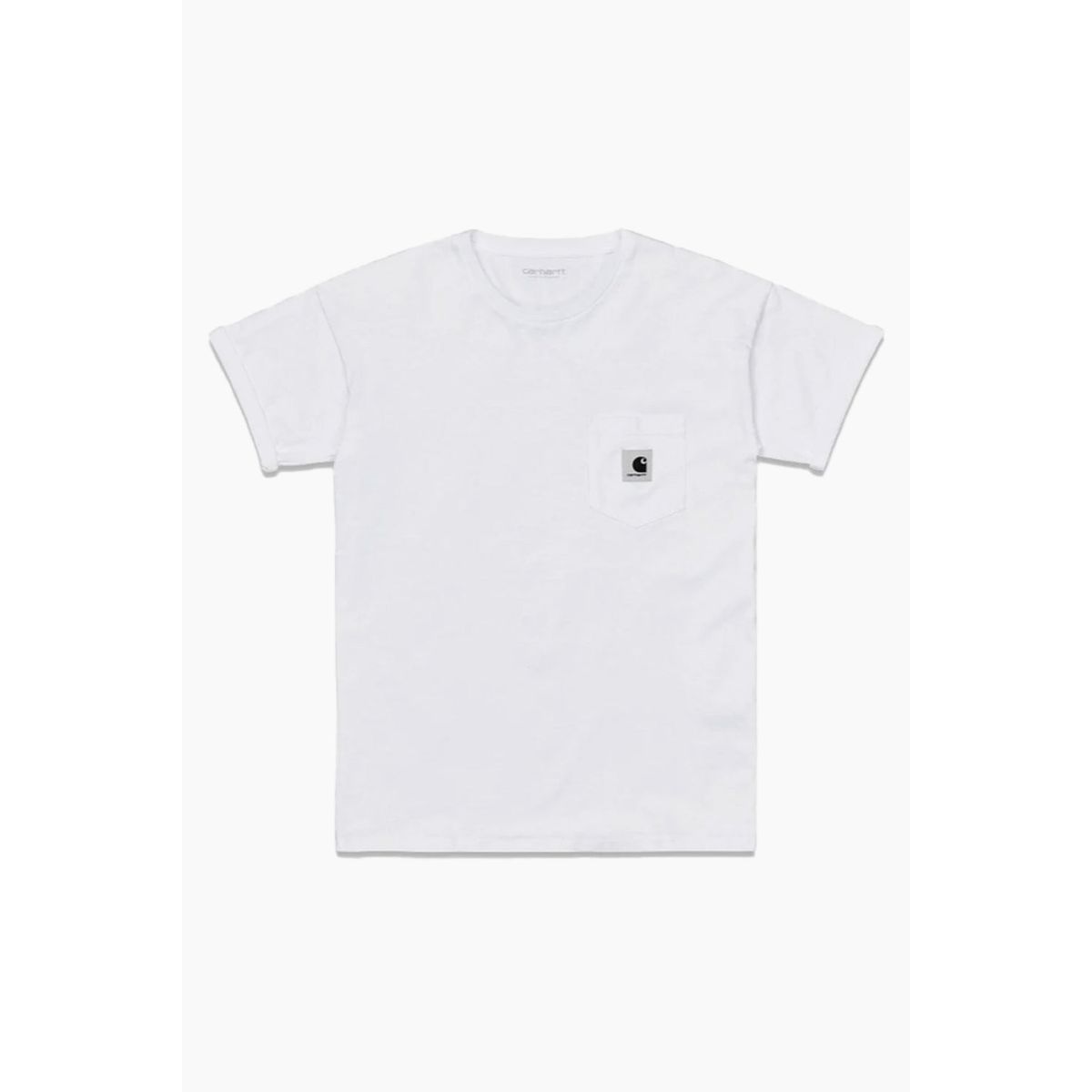 W' S/S Pocket T-shirt - White - Carhartt WIP - Hvid XS