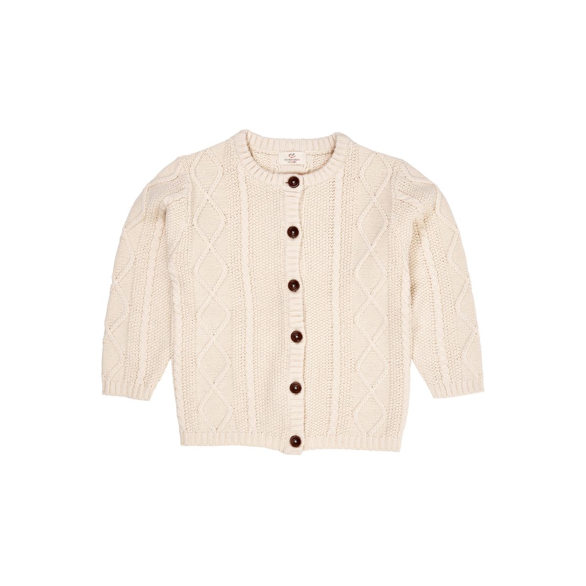 Copenhagen Colors Strik Cardigan - Cream - 50 cm