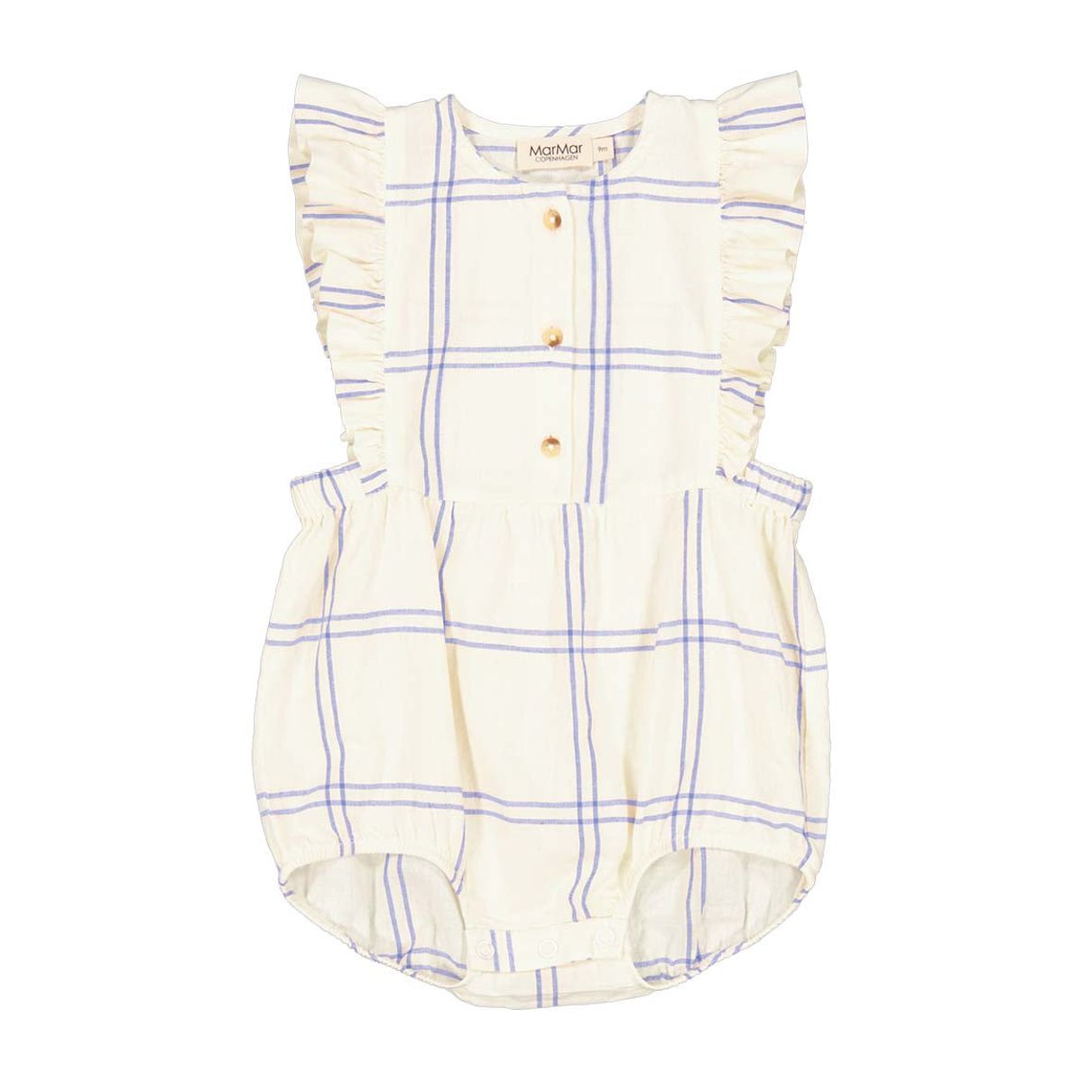 MarMar Roma Frill Body - Blue Check - 56 cm