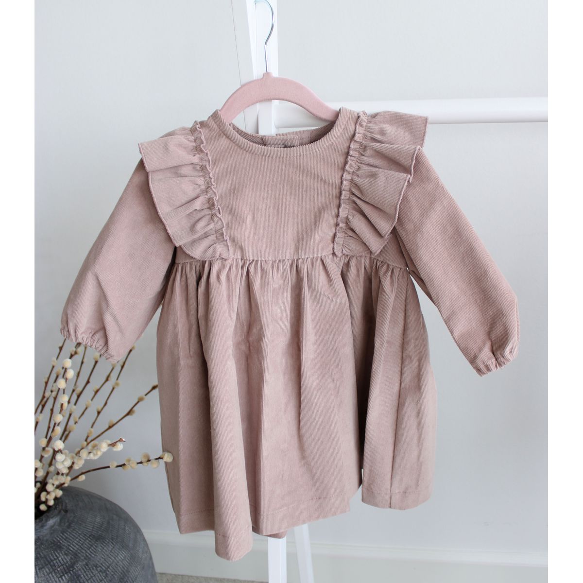 Huttelihut Sophia Dress - Rosa - 80 cm