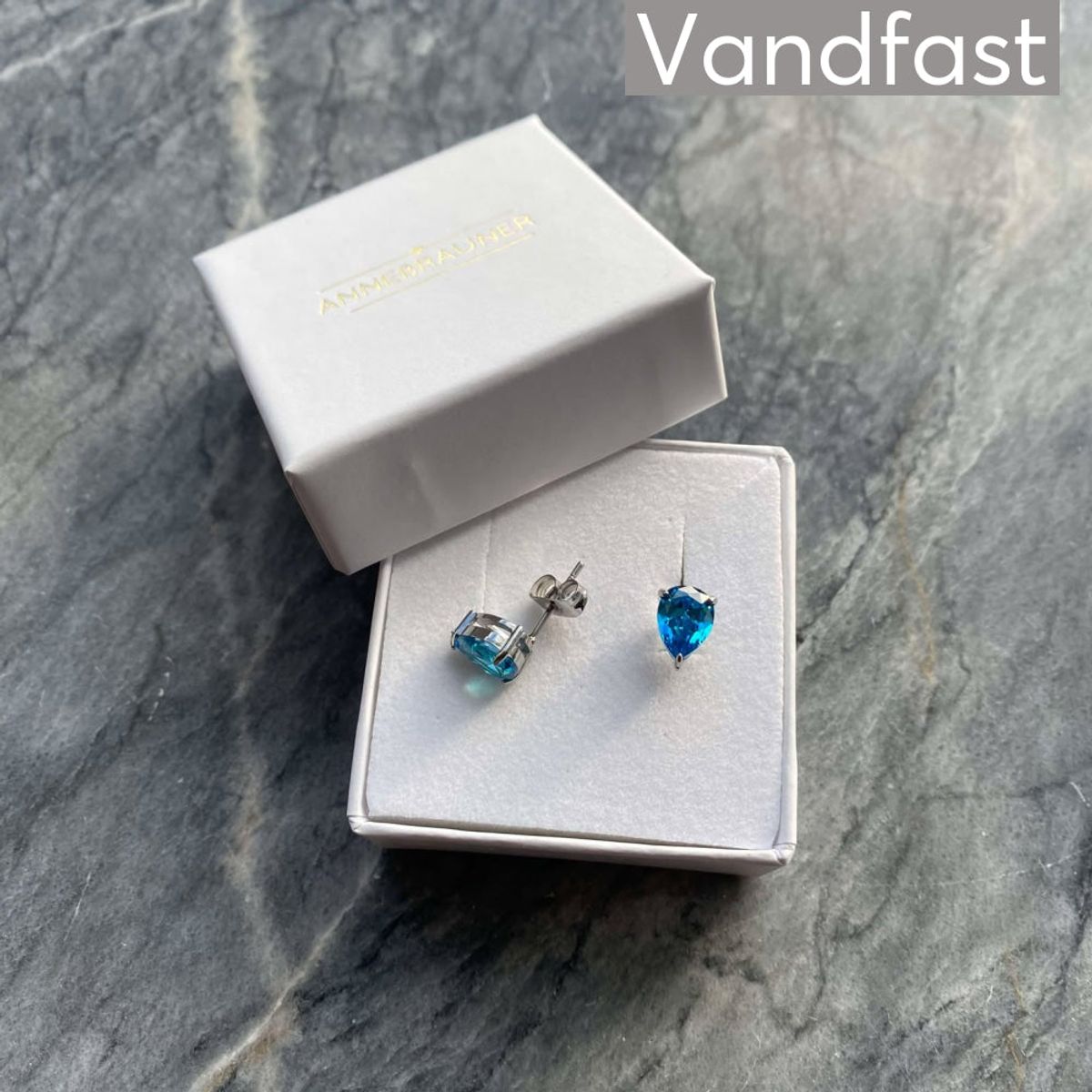 ANNEBRAUNER Waterdrop Blue Topaz Earrings