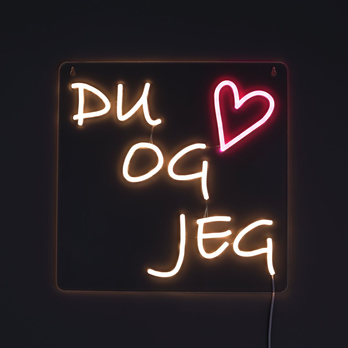 Lightish Du Og Jeg Neon Væglampe