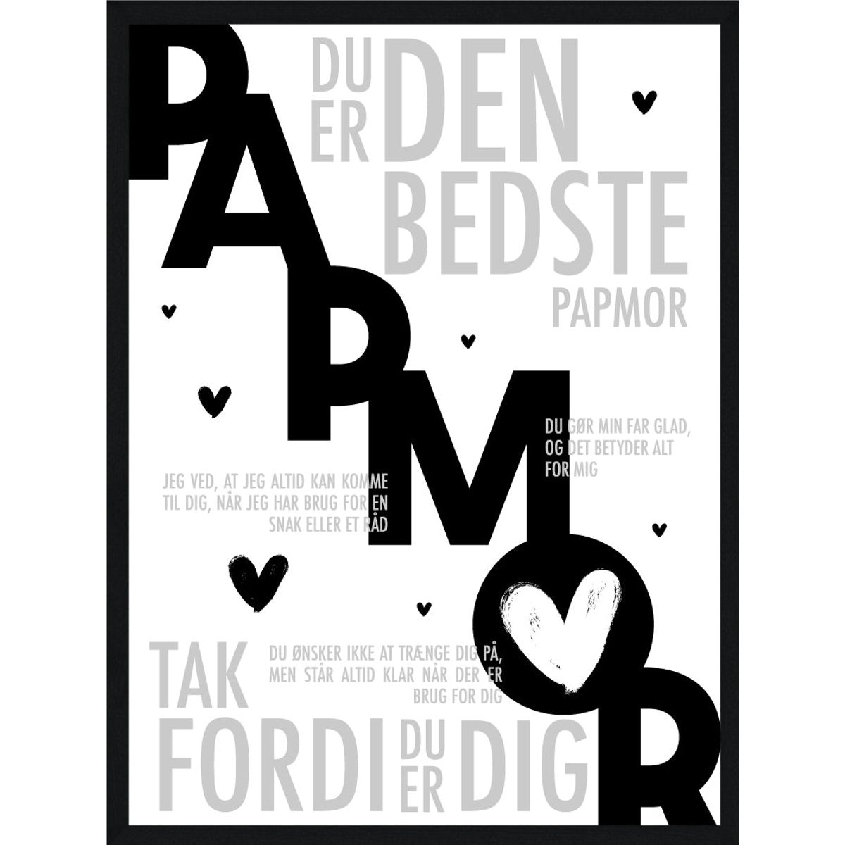 Papmor plakat - Personlig plakat