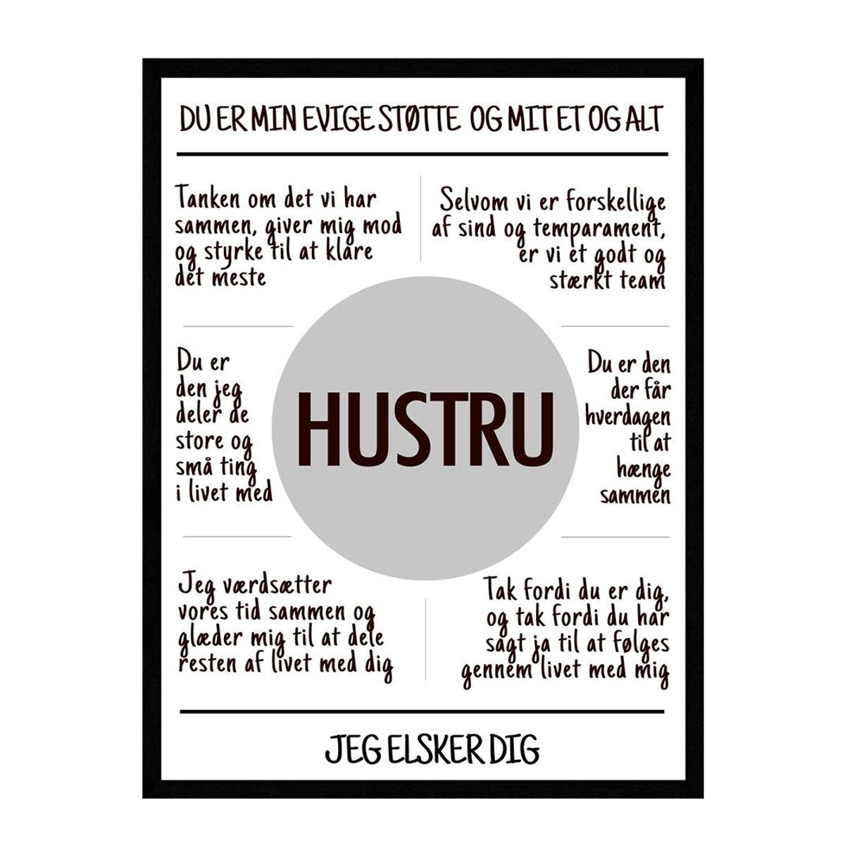 Hustru - Plakat