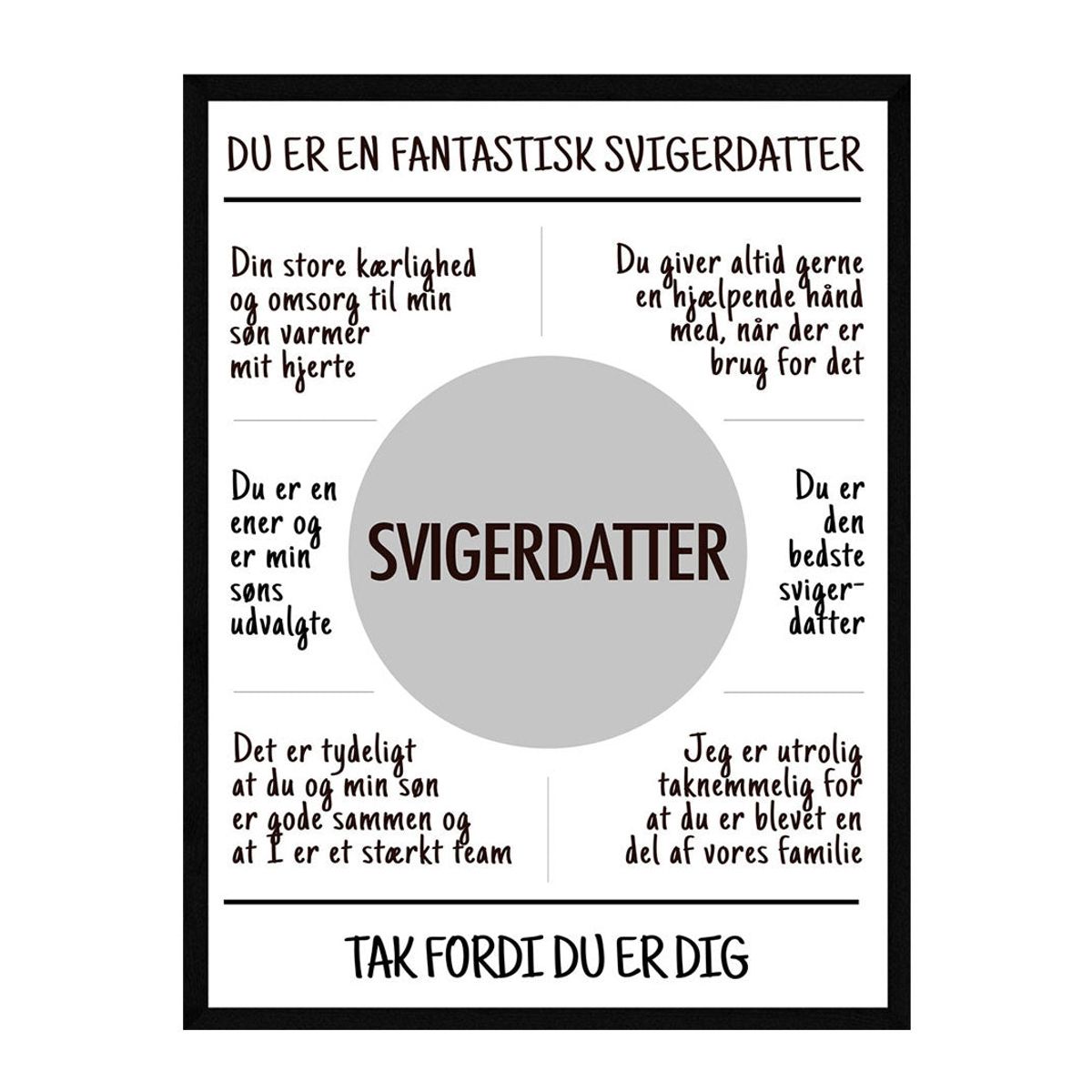 Svigerdatter plakat