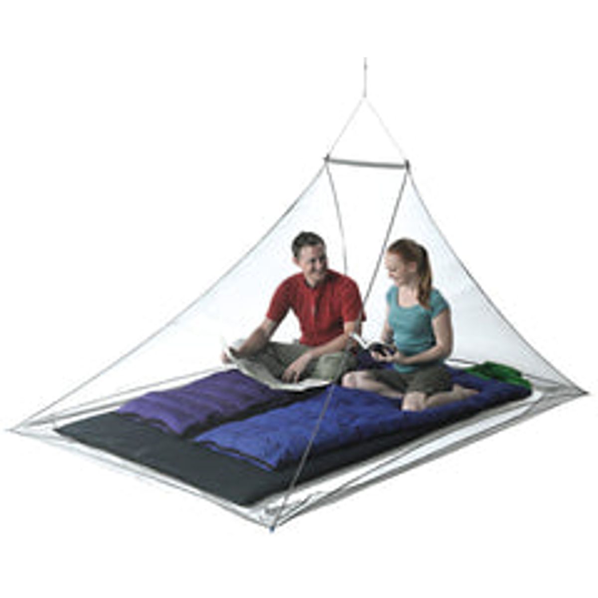 Sea to Summit - Nano Mosquito Pyramid Net Double - Grey