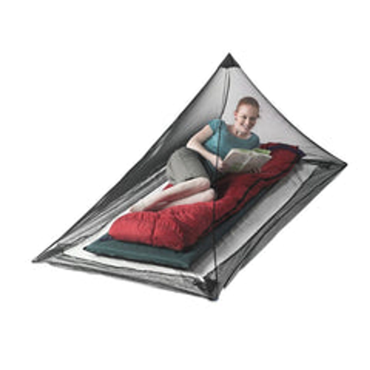 Sea to Summit - Nano Mosquito Pyramid Net Single - Grey