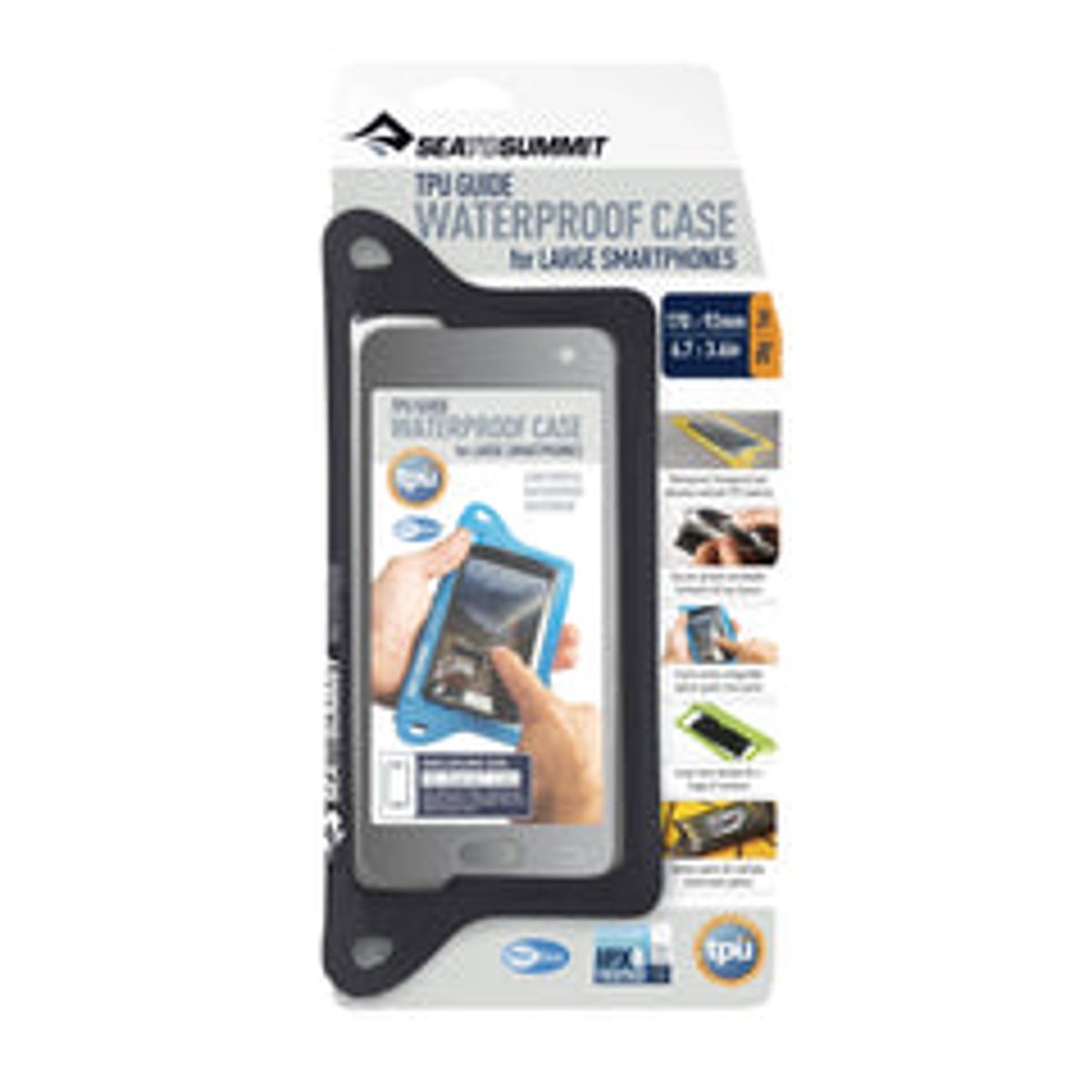 Sea to Summit - TPU Guide Waterproof Case for XL phones - Black