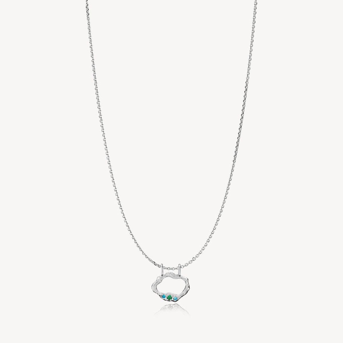 OCEAN - Necklace with pendant Silver - 45cm