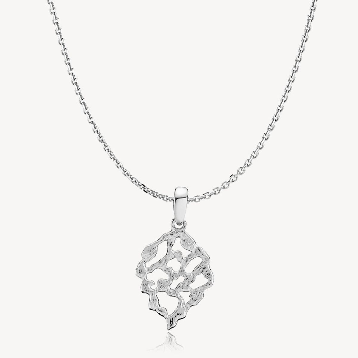 HOLLY - Necklace with pendant Silver - 55cm