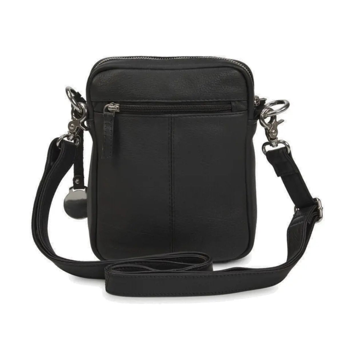 Style Orbit i sort. Perfekt unisex skulder- og crossbodytaske i smukt kvalitetslæder