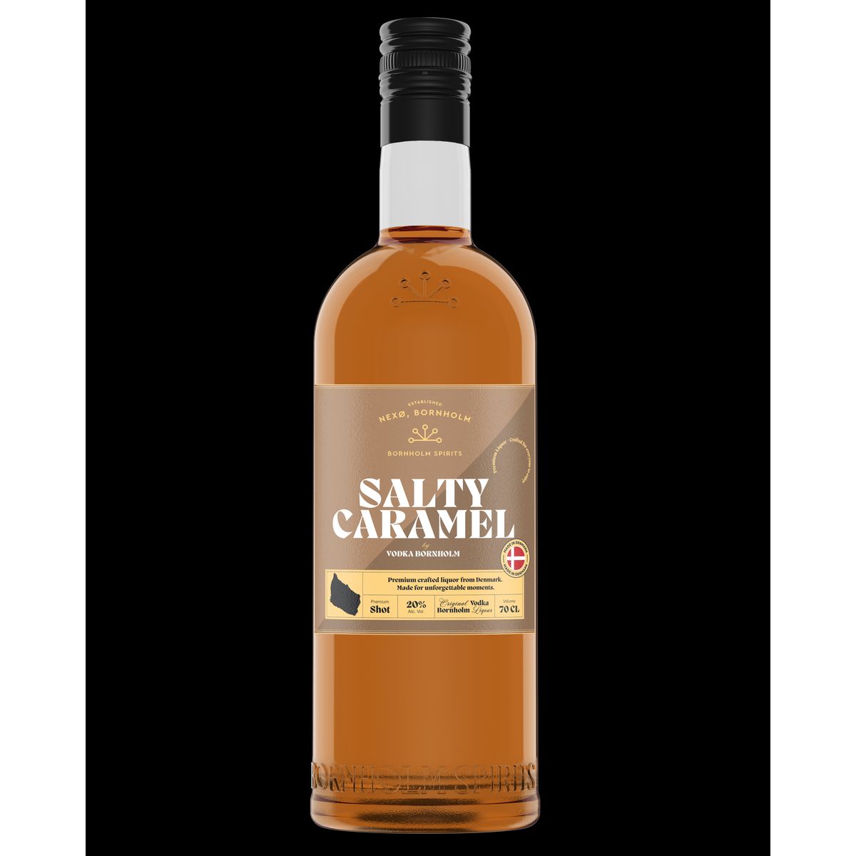 Shots by Vodka Bornholm - Salty Caramel 20% - 70 cl