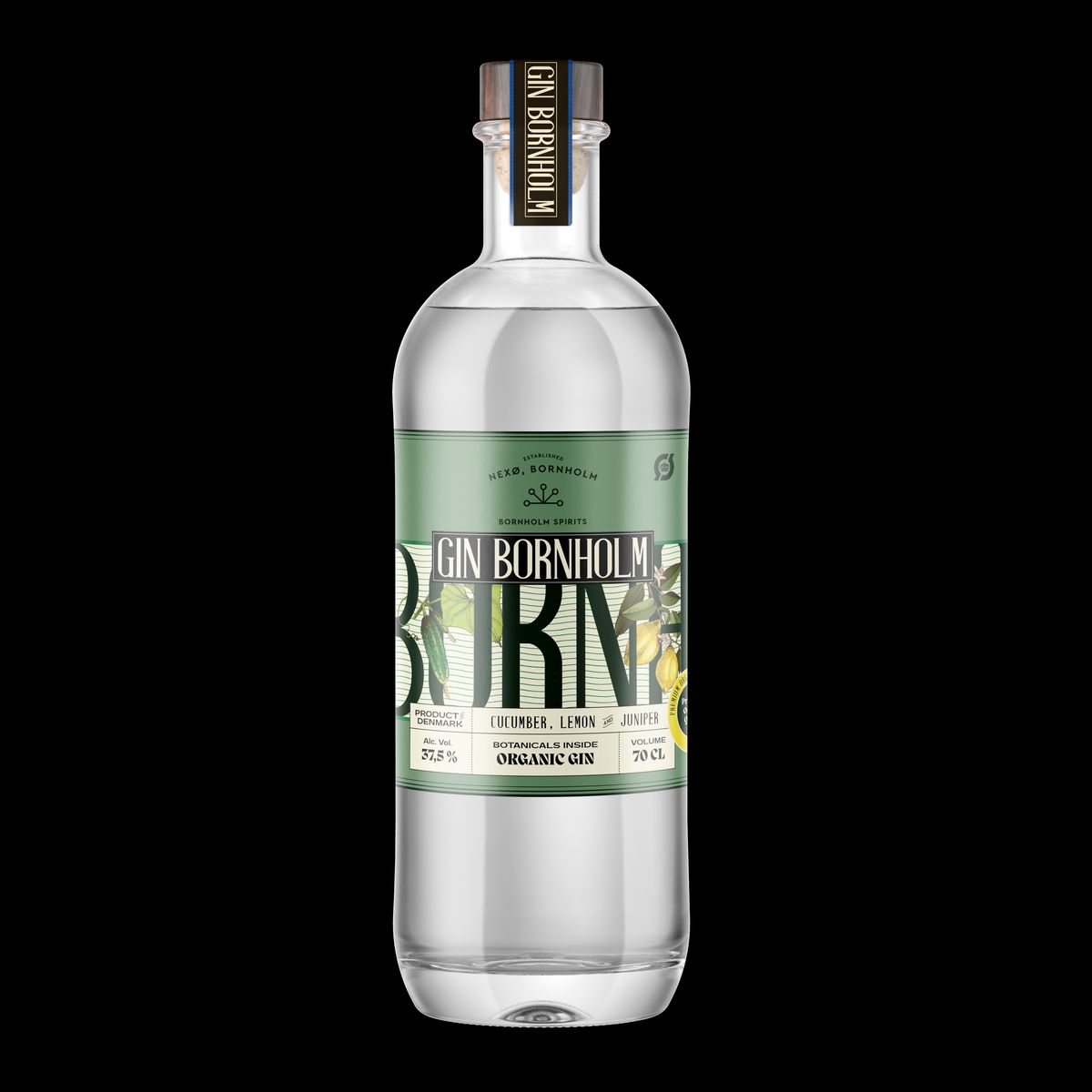 Gin Bornholm - Cucumber & Lemon 37,5% - 70 cl