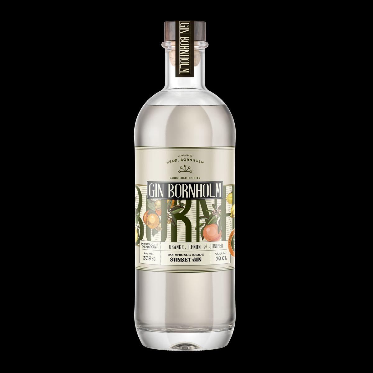 Gin Bornholm - Sunset 37,5% - 70 cl