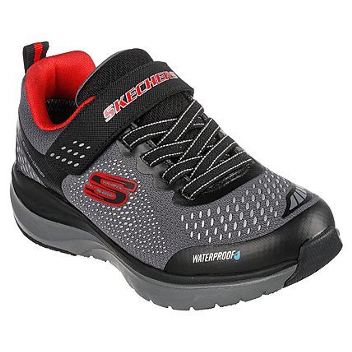 Skechers - Boys Ultra Groove, 76-0825 - Grå - 33