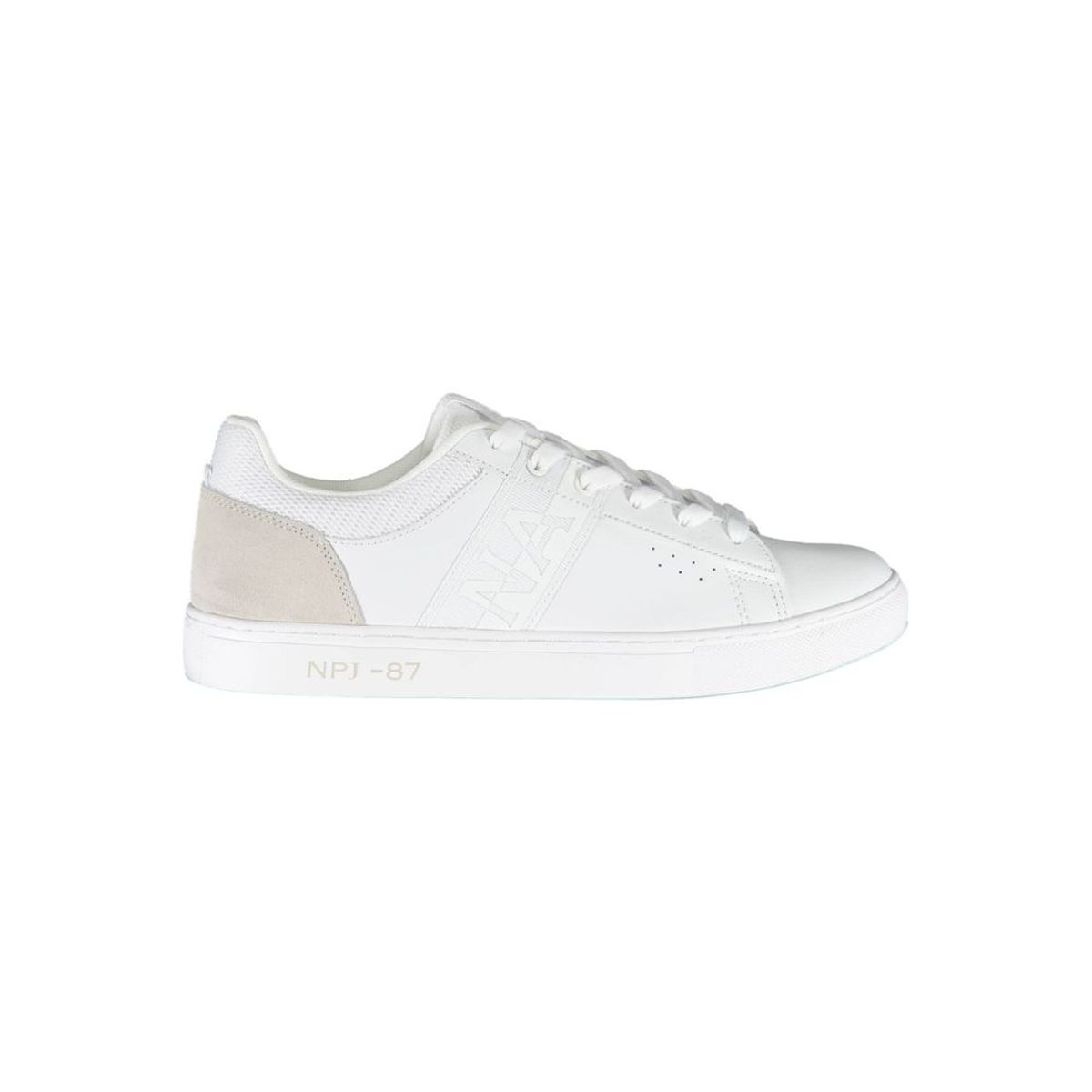 Napapijri Elegant White Sneakers with Contrasting Details