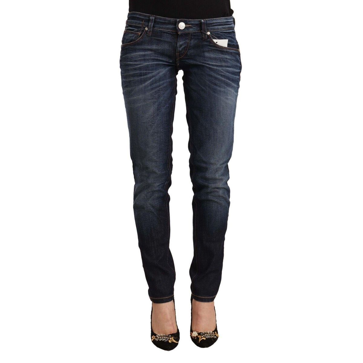 Acht Chic Low Waist Skinny Denim Jeans