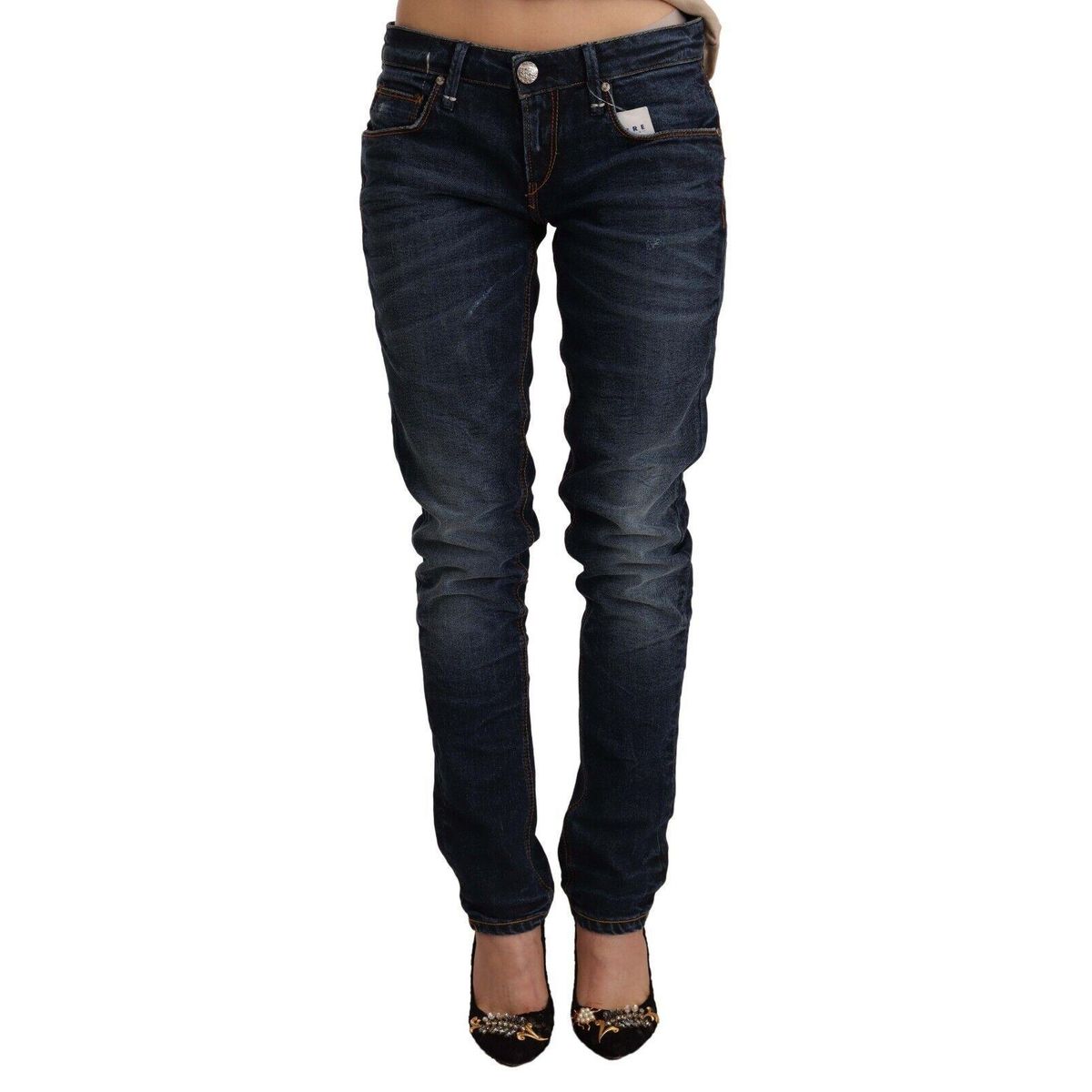 Acht Chic Slim Fit Low Waist Skinny Denim