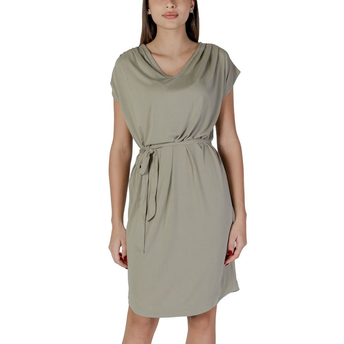 B.Young Green Modal Dress