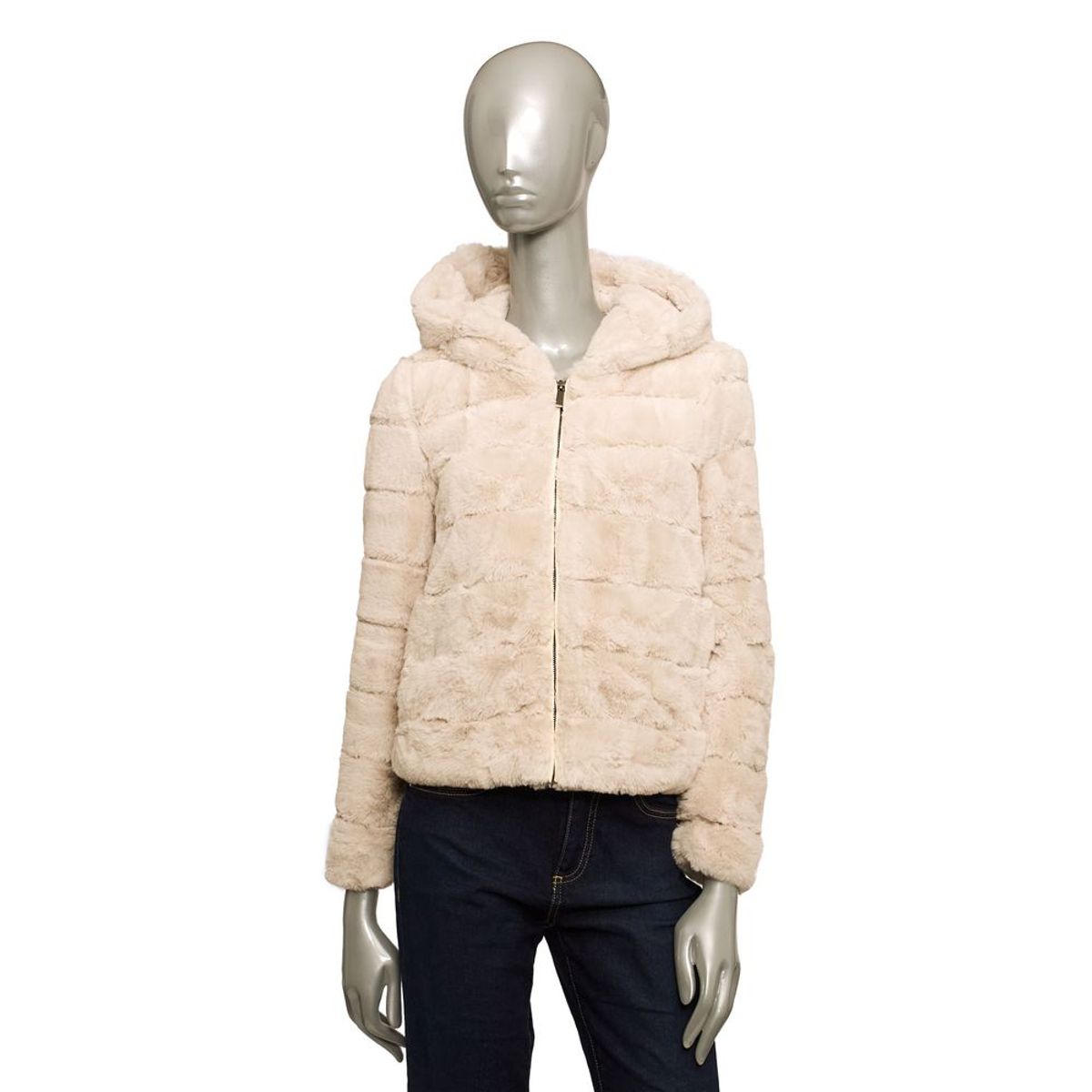 Baldinini Trend Beige Polyester Jackets & Coat