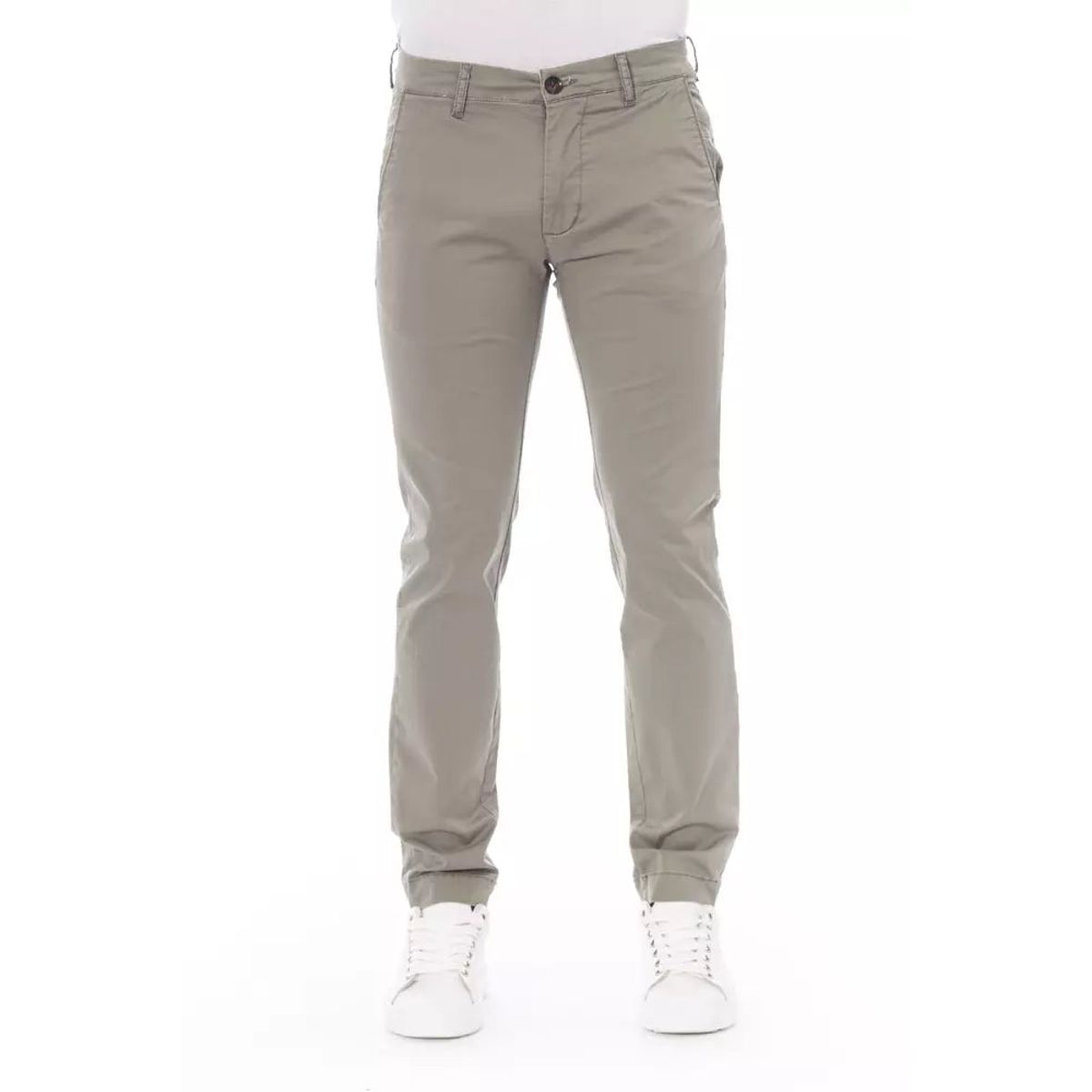 Baldinini Trend Elegant Beige Chino Trousers for Herre