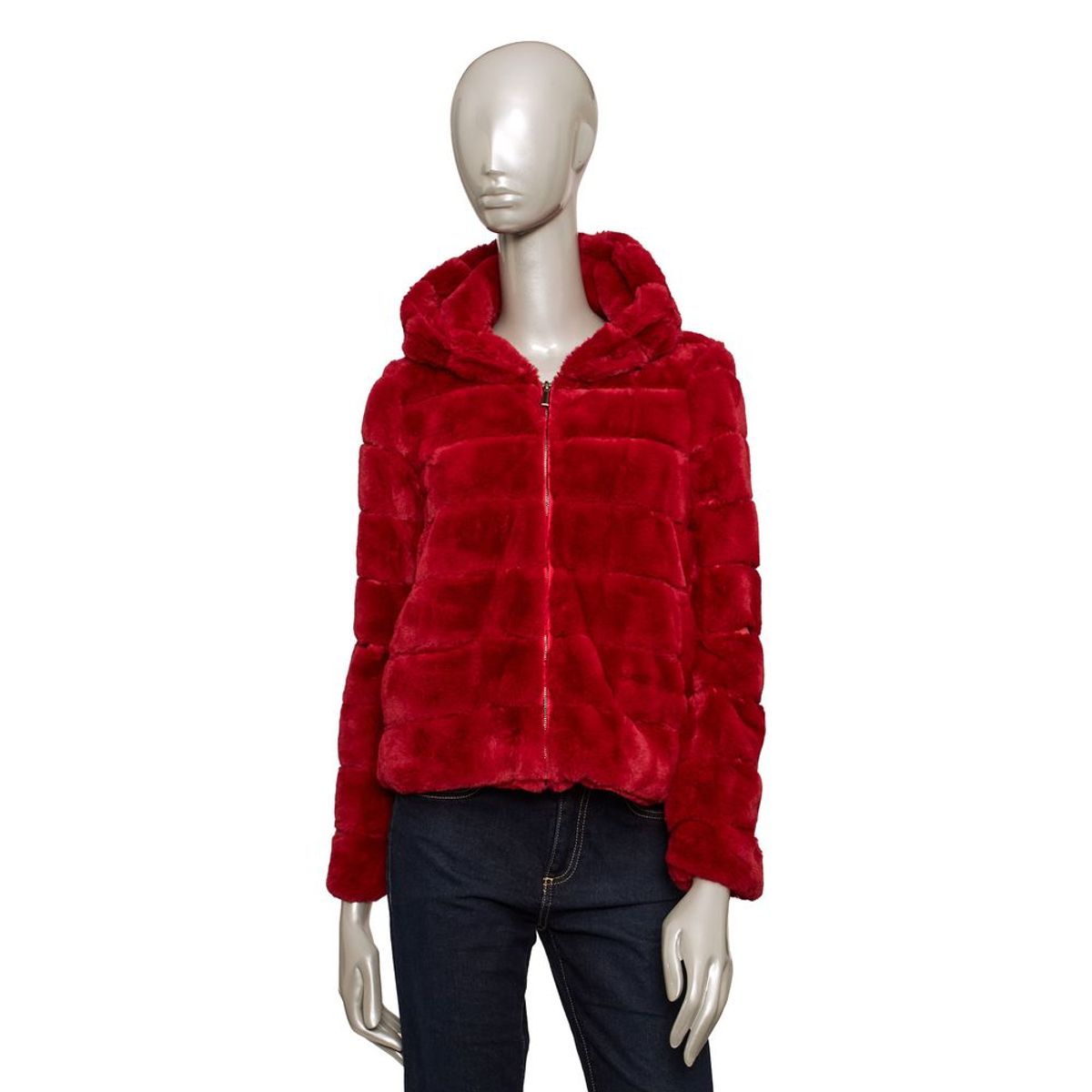 Baldinini Trend Red Polyester Jackets & Coat