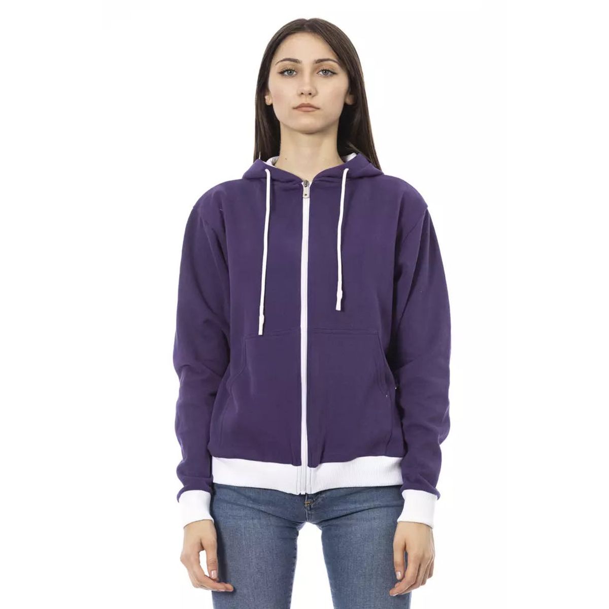 Baldinini Trend Violet Bomuld Sweater