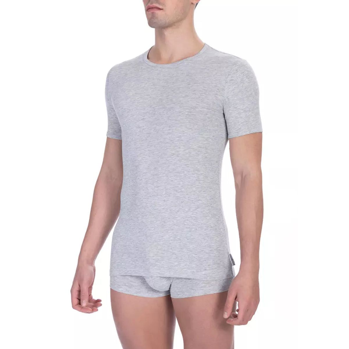 Bikkembergs Elegant Crew Neck Cotton Blend T-Shirt