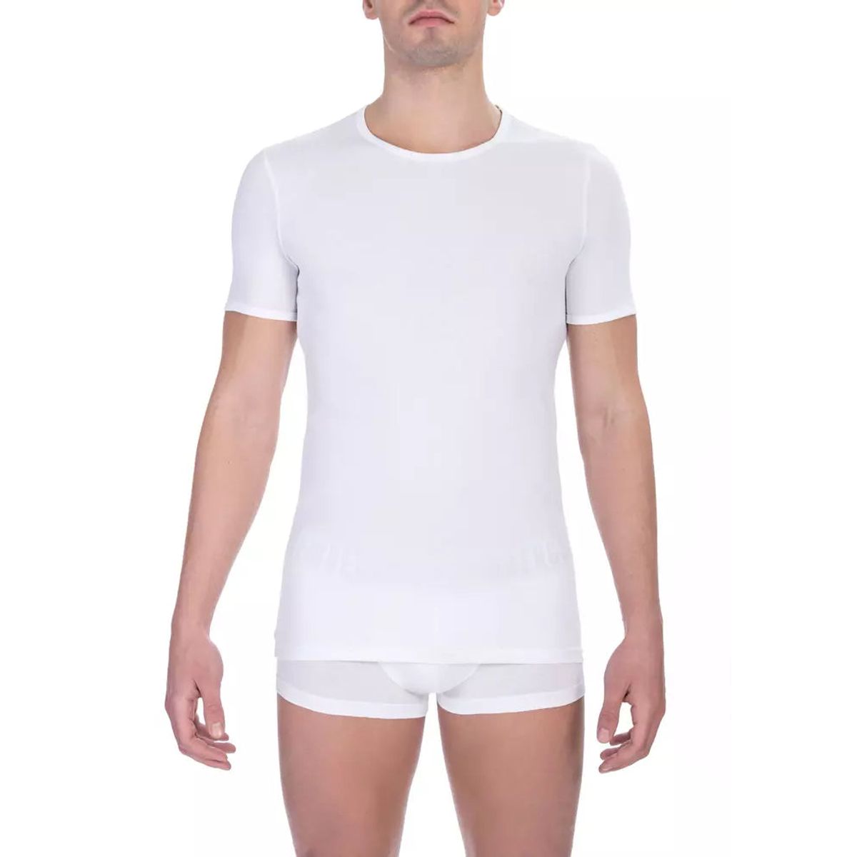 Bikkembergs Elegant Crew Neck Cotton Tee