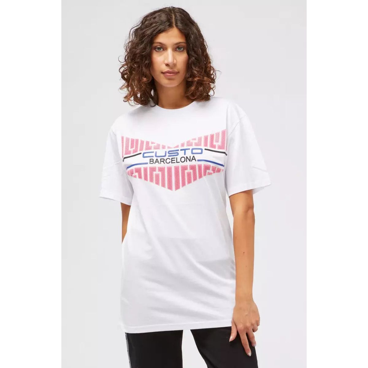 Custo Barcelona Chic Oversized Front Print Tee