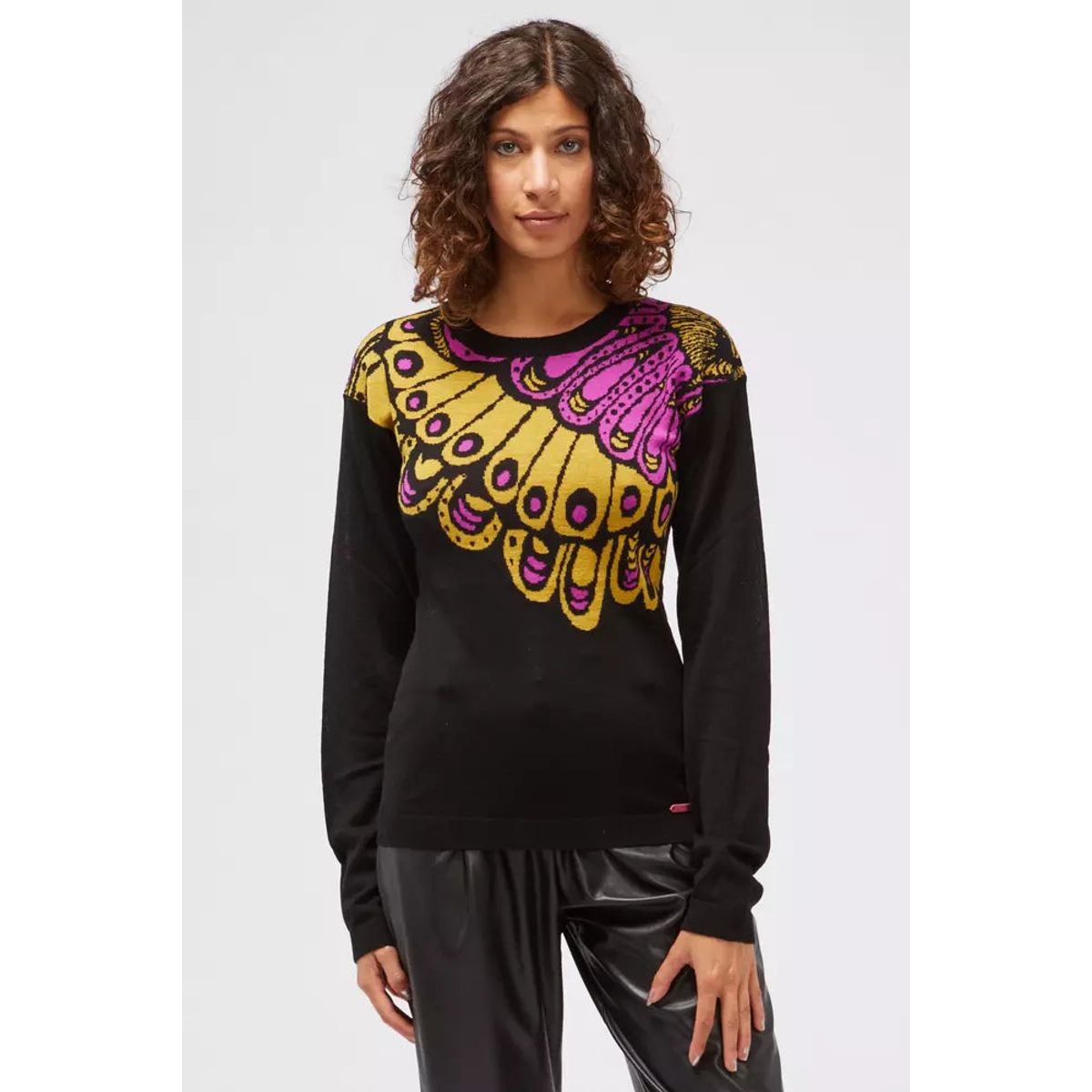 Custo Barcelona Chic Long-Sleeved Printed Sweater