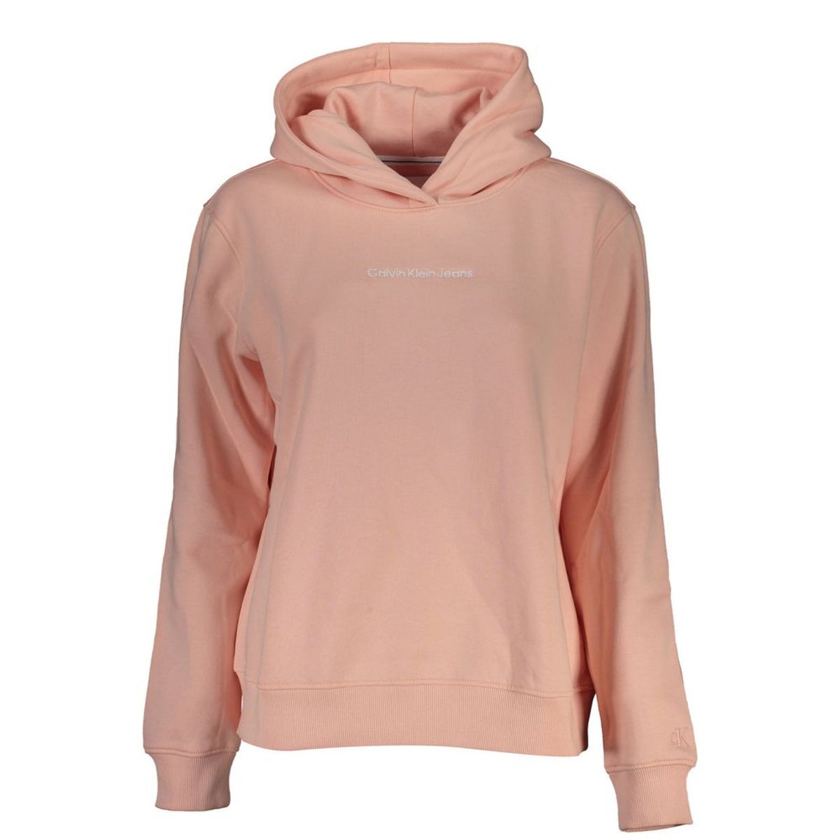 Calvin Klein Chic Pink Hooded Fleece Sweatshirt