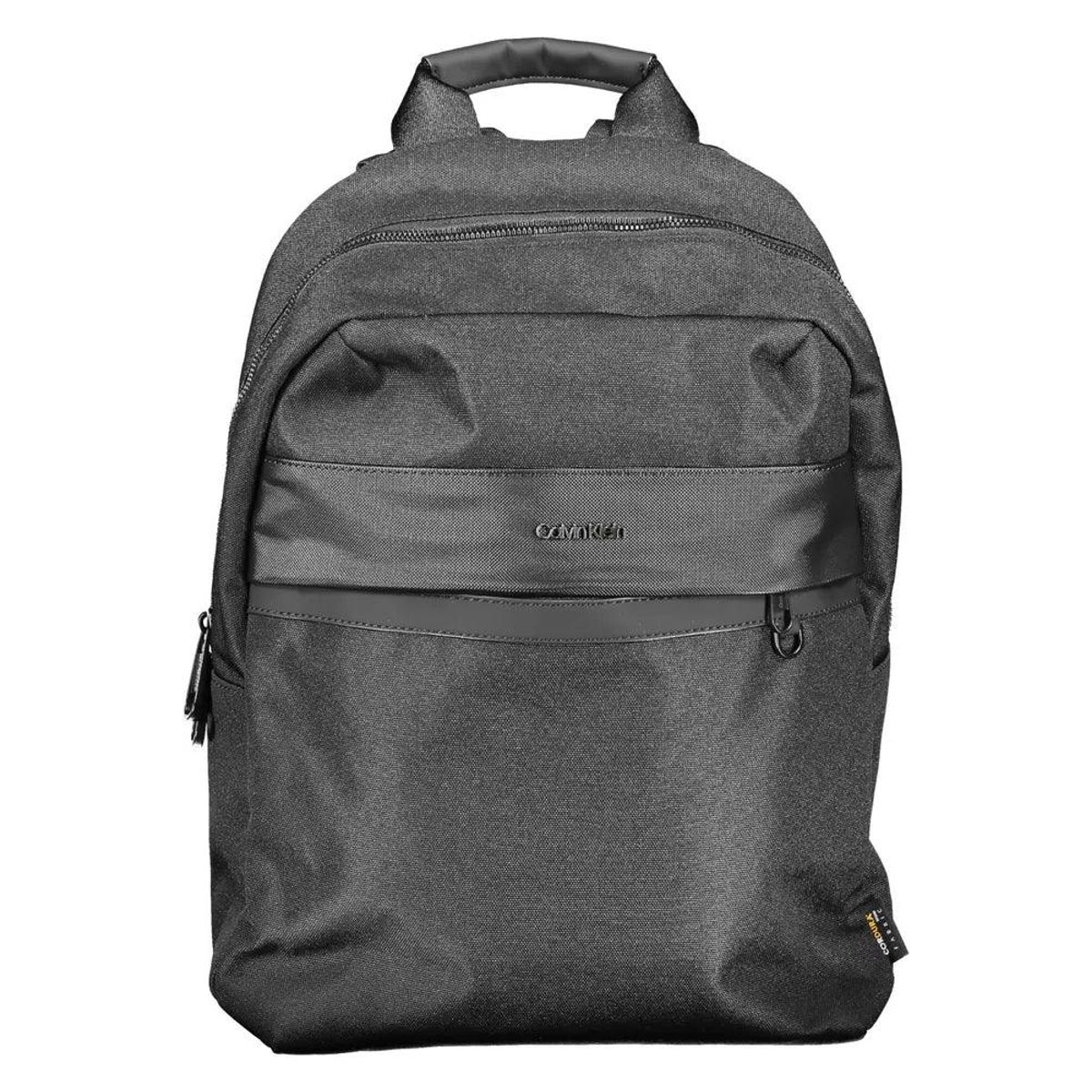 Calvin Klein Eco-Friendly Elegant Black Backpack