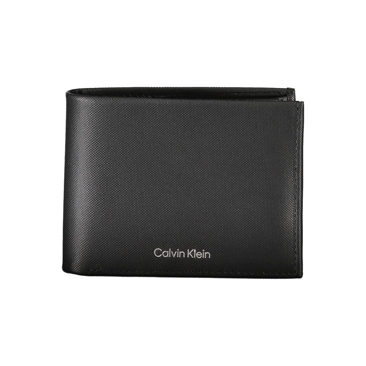 Calvin Klein Elegant Black Leather Wallet with RFID Blocking